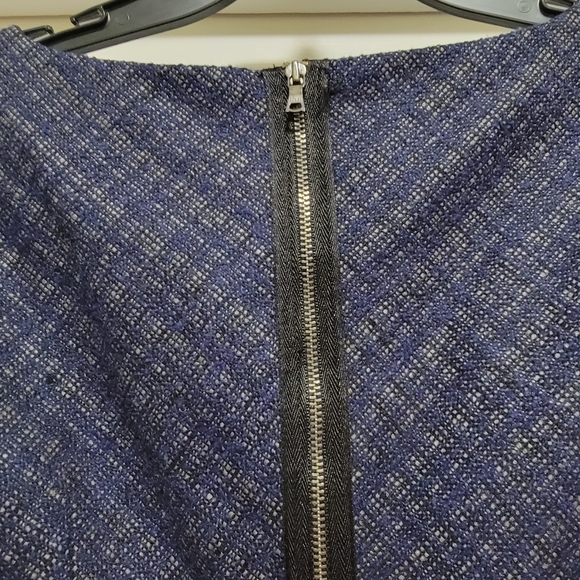 Trina Turk colorblock tweed navy black office work sheath dress sz 6 - Picture 6 of 12